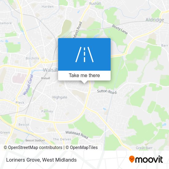 Loriners Grove map