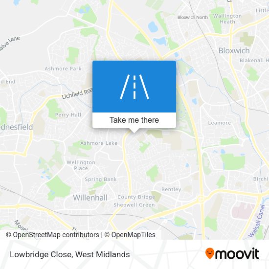Lowbridge Close map