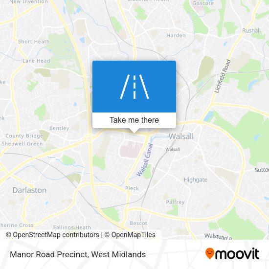 Manor Road Precinct map