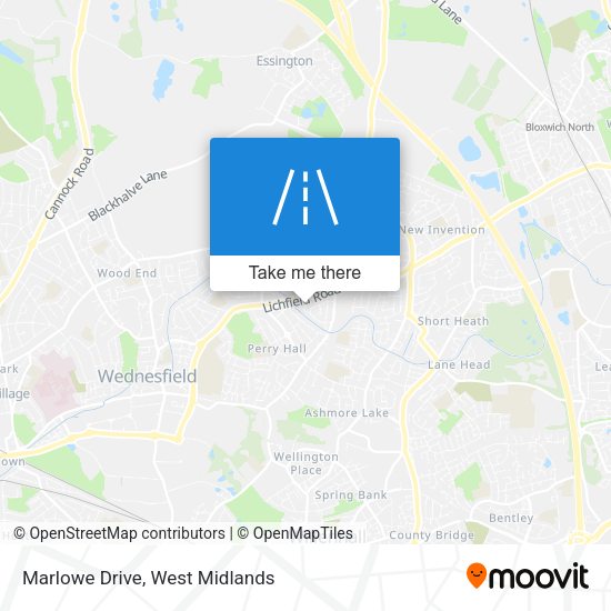 Marlowe Drive map