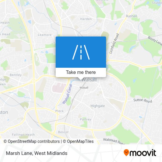Marsh Lane map