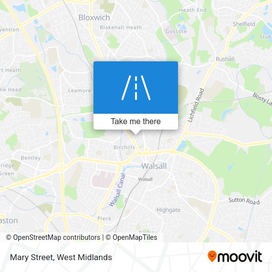 Mary Street map