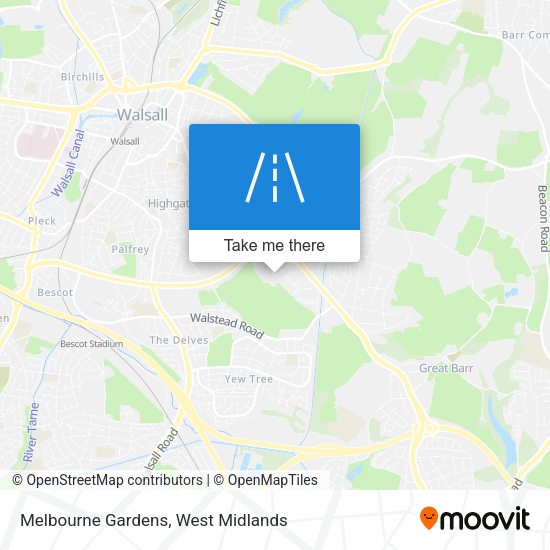 Melbourne Gardens map