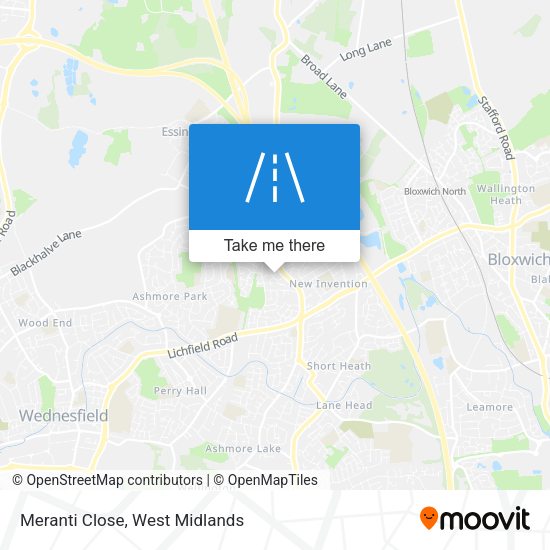 Meranti Close map