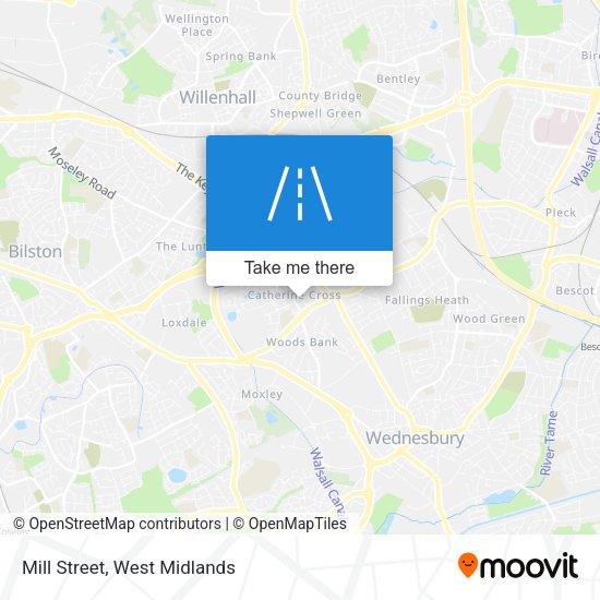 Mill Street map
