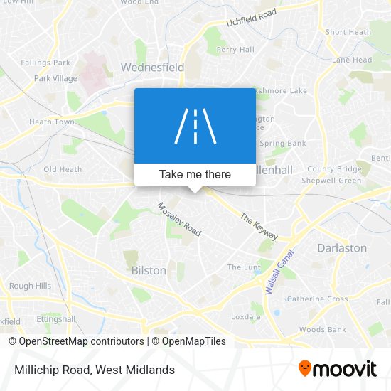 Millichip Road map
