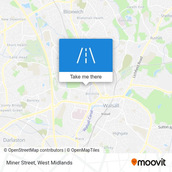 Miner Street map