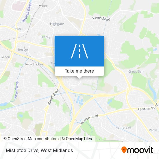 Mistletoe Drive map