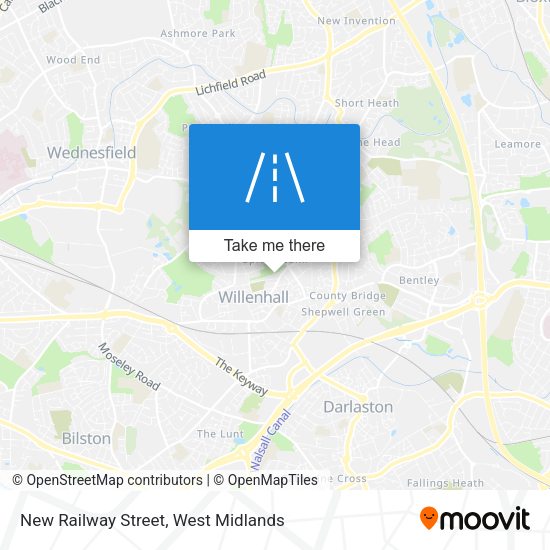 New Railway Street map