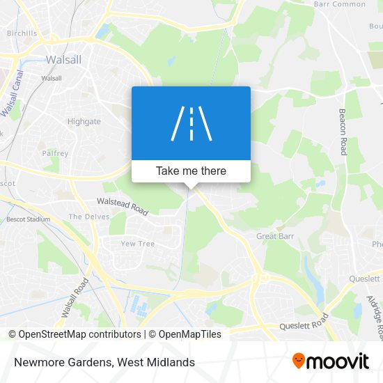 Newmore Gardens map