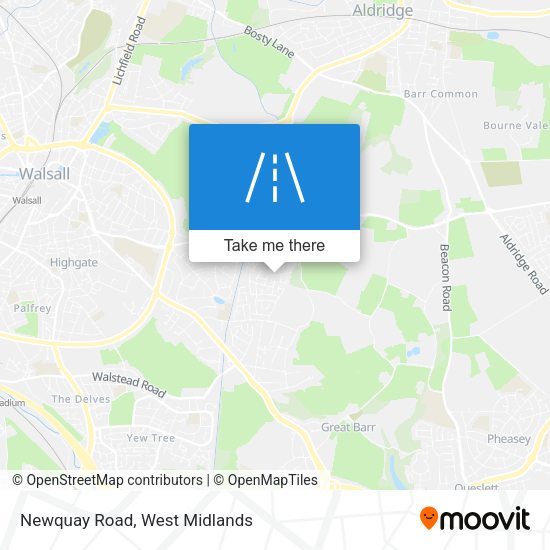 Newquay Road map