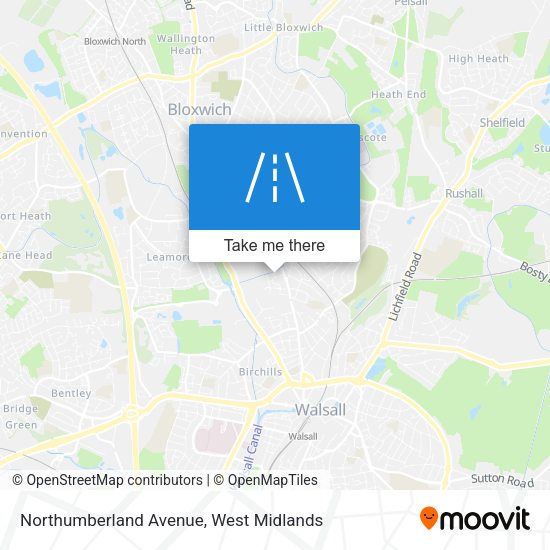 Northumberland Avenue map