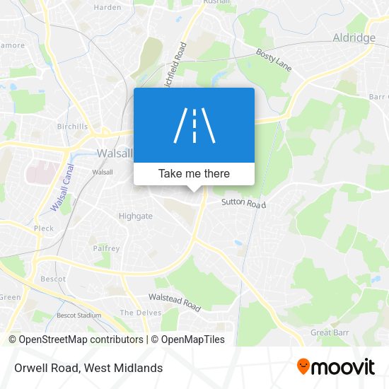 Orwell Road map