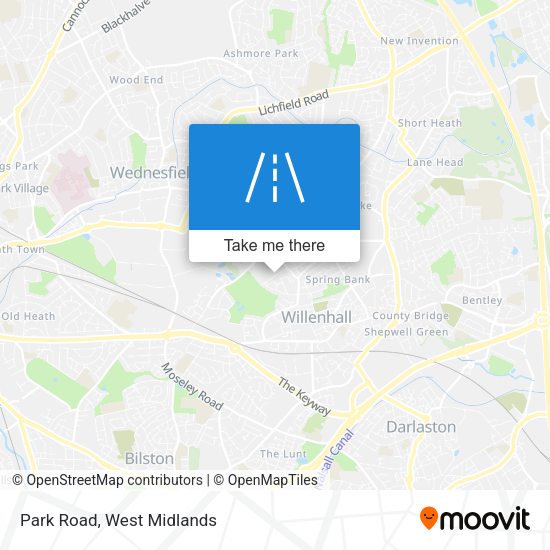 Park Road map