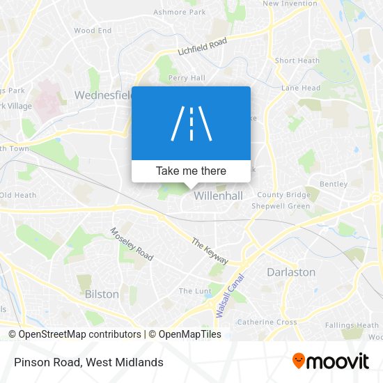 Pinson Road map