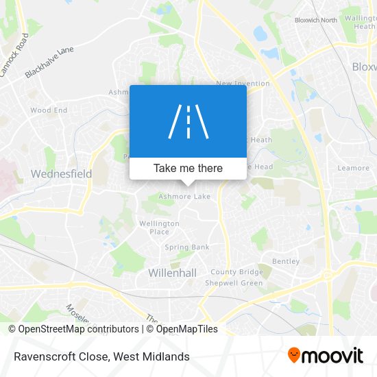 Ravenscroft Close map