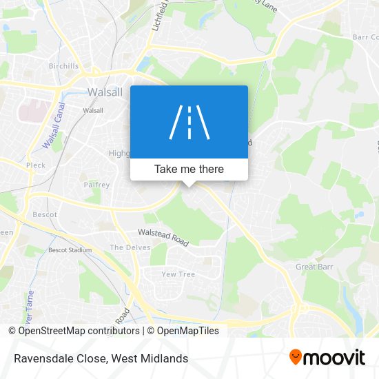 Ravensdale Close map