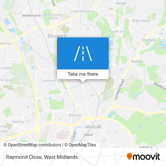 Raymond Close map