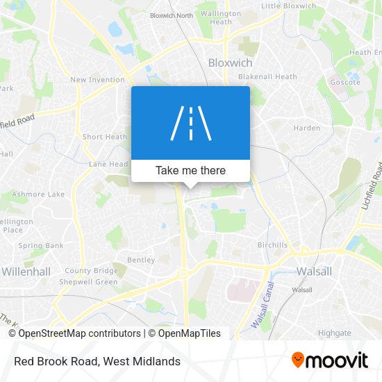 Red Brook Road map