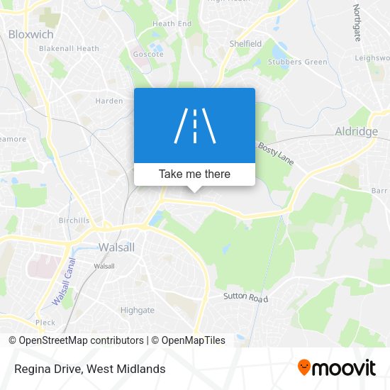 Regina Drive map