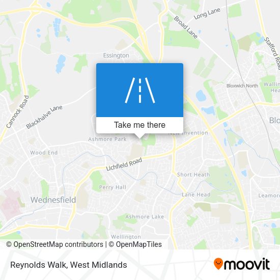 Reynolds Walk map