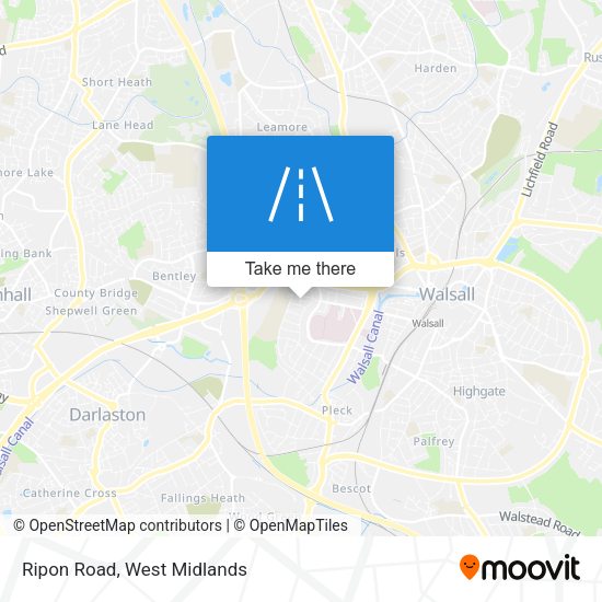 Ripon Road map