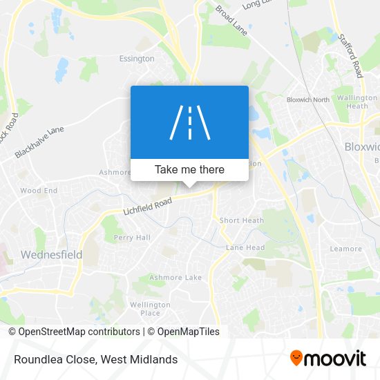 Roundlea Close map