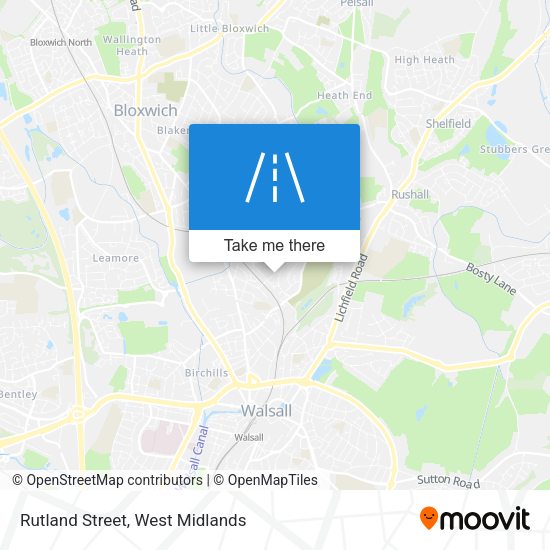 Rutland Street map