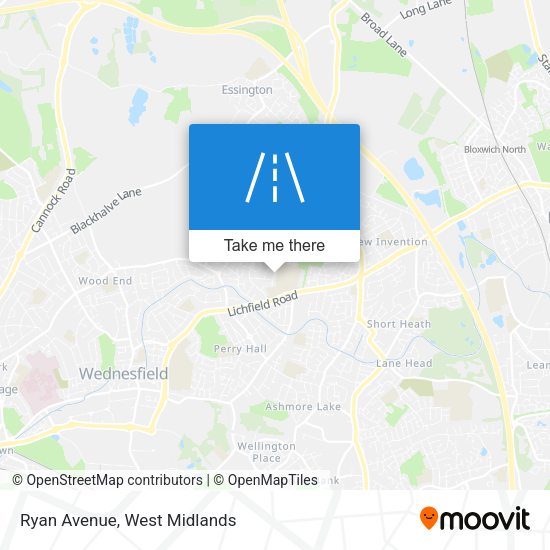 Ryan Avenue map