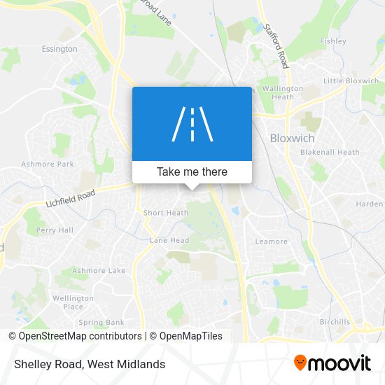 Shelley Road map