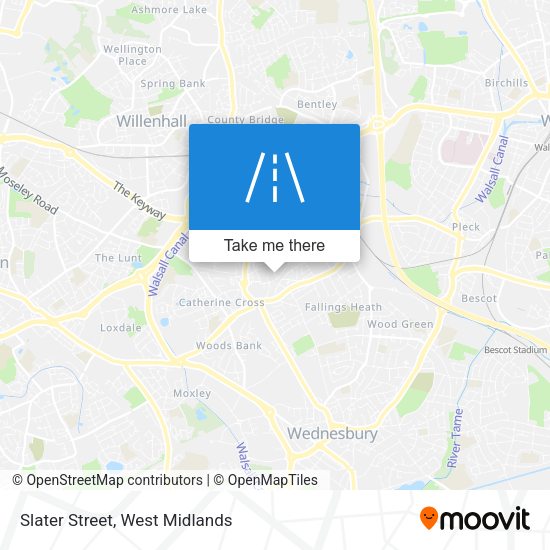 Slater Street map