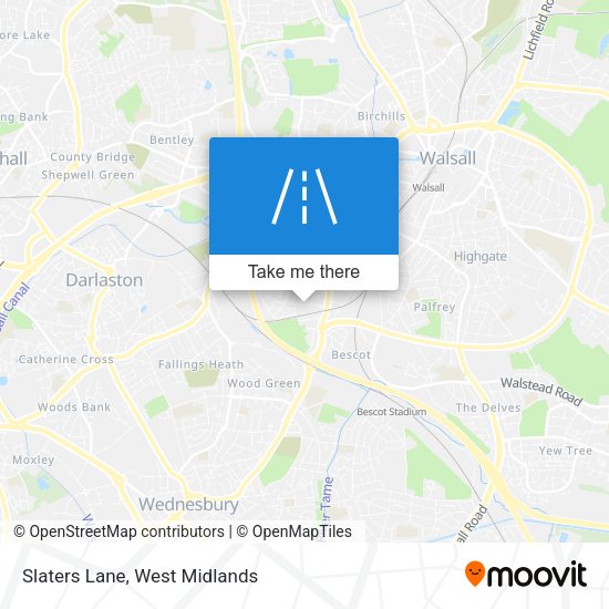 Slaters Lane map