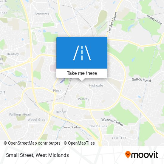 Small Street map