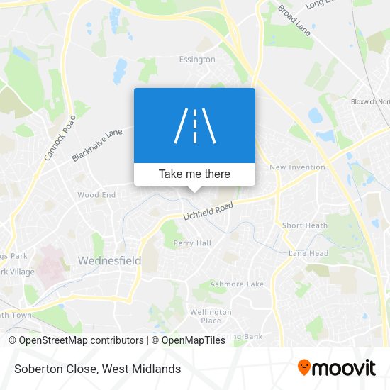Soberton Close map