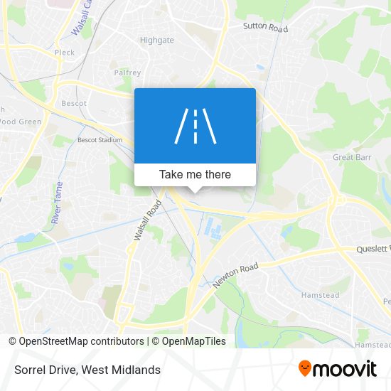 Sorrel Drive map