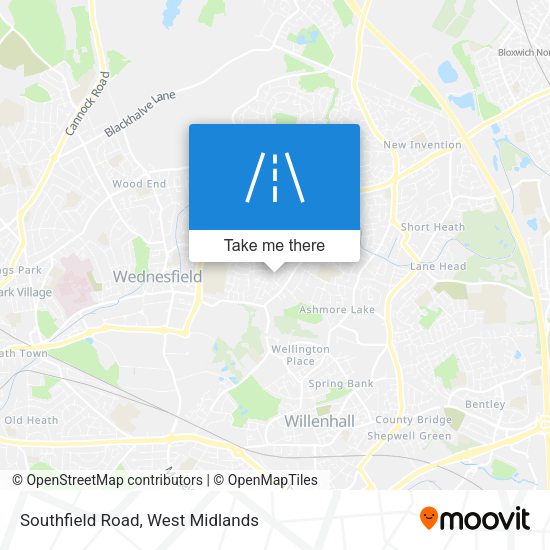Southfield Road map
