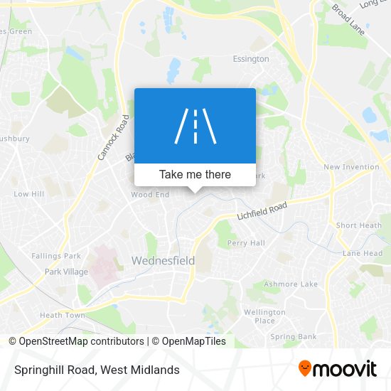 Springhill Road map