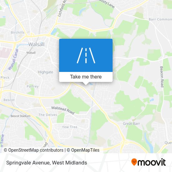 Springvale Avenue map