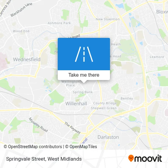 Springvale Street map