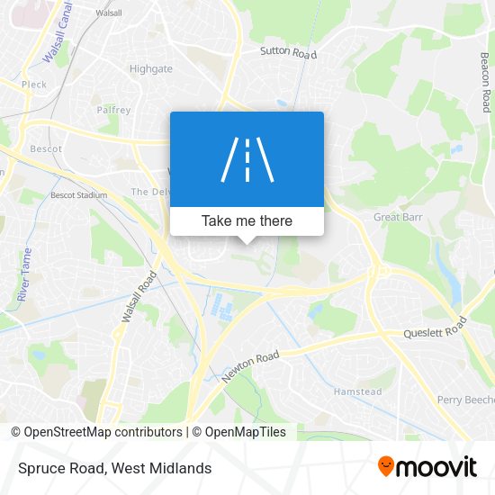 Spruce Road map