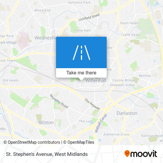 St. Stephen's Avenue map