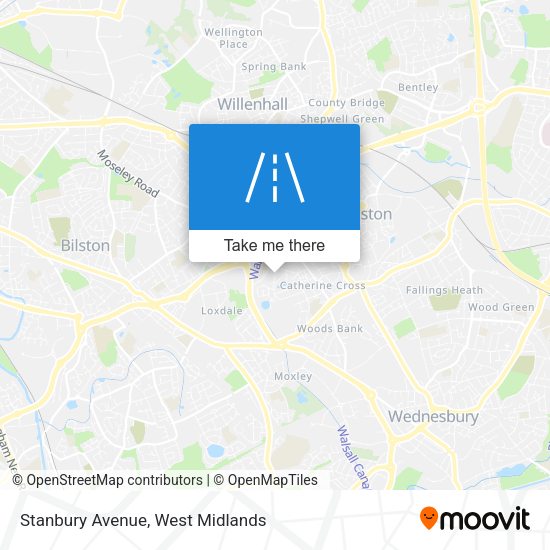 Stanbury Avenue map