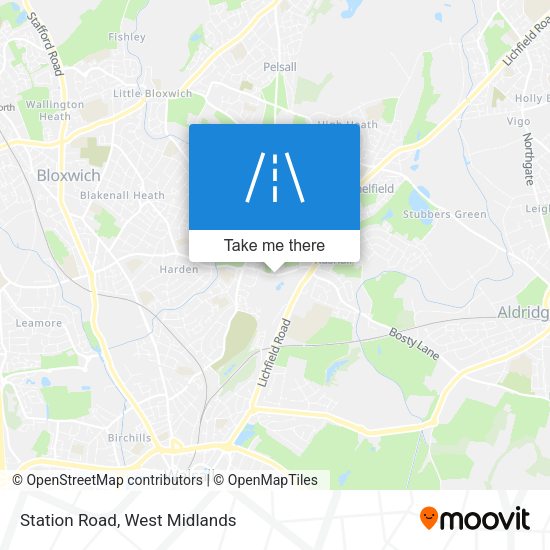 Station Road map