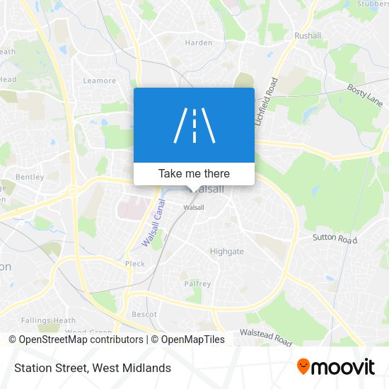 Station Street map