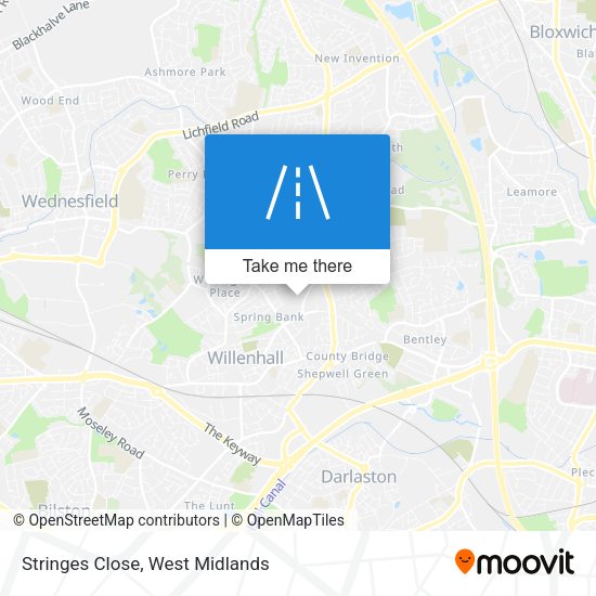 Stringes Close map