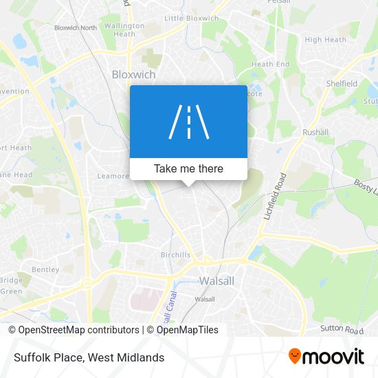 Suffolk Place map