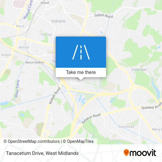 Tanacetum Drive map