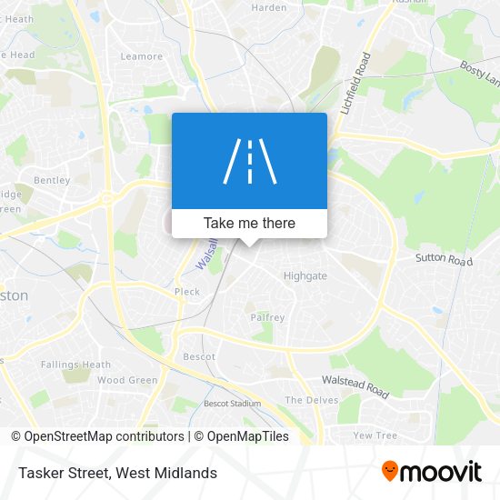 Tasker Street map