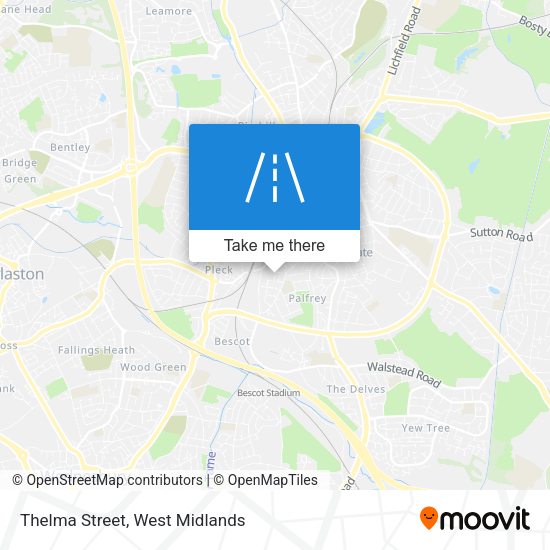 Thelma Street map