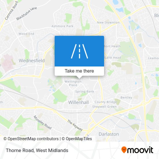 Thorne Road map